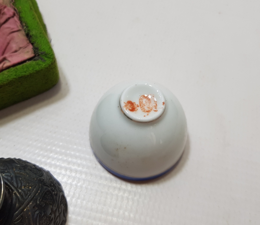 ORİJİNAL KUTUSUNDA TUĞRALI GÜMÜŞ İKİ ADET FİNCAN ZARFI