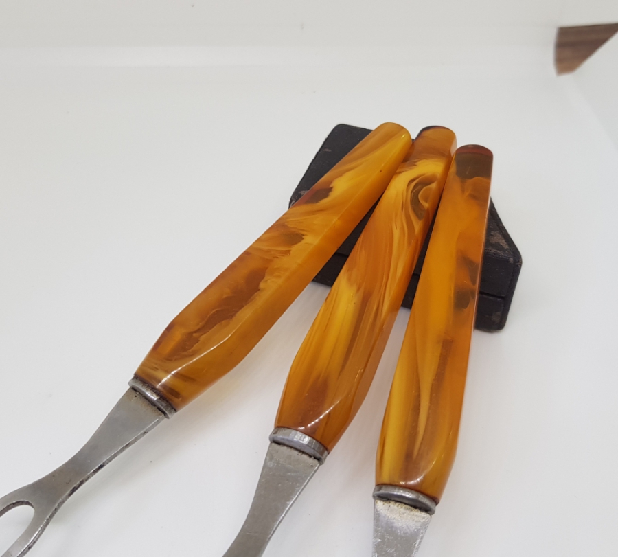 3 ADET ANTİKA KATALİN SAPLI ÇATAL