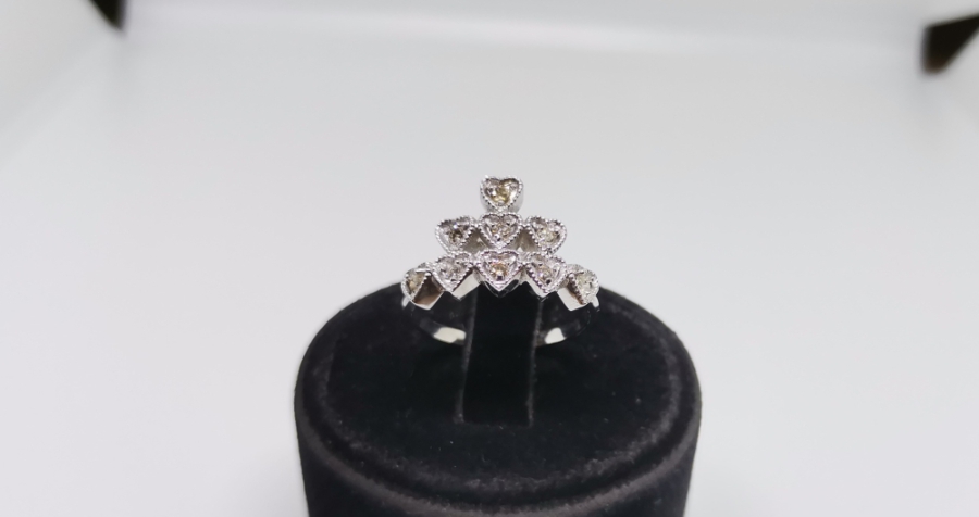 GELİN TACI MODELİ PIRLANTA TAŞLI YÜZÜK