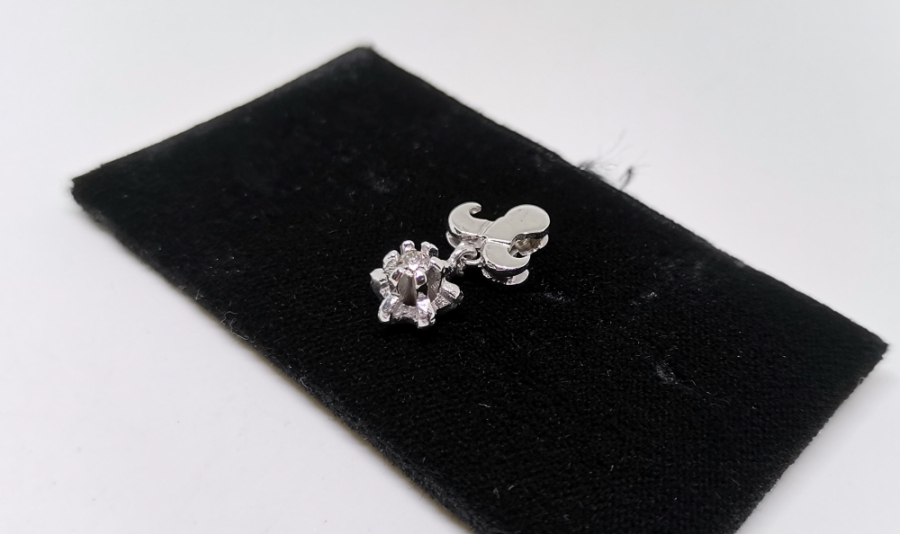 PIRLANTA TAŞLI KOLYE UCU