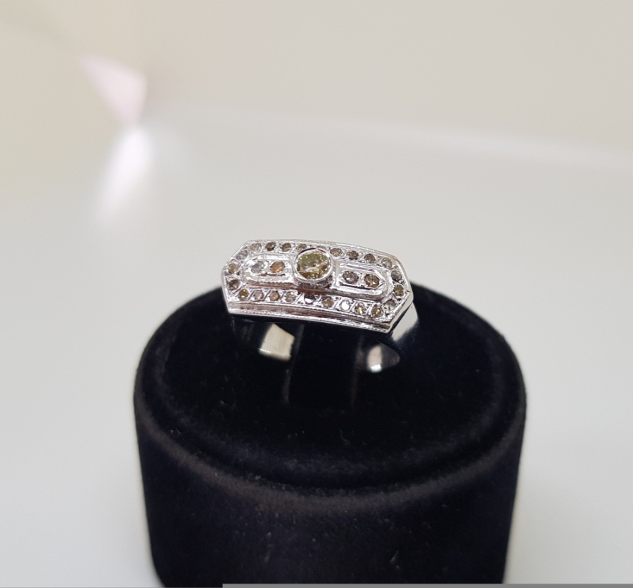 PIRLANTA TAŞLI SONSUZLUK GÖZÜ MODELİ YÜZÜK