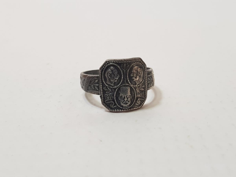 1. DÜNYA SAVAŞI GÜMÜŞ İTTİFAK YÜZÜK