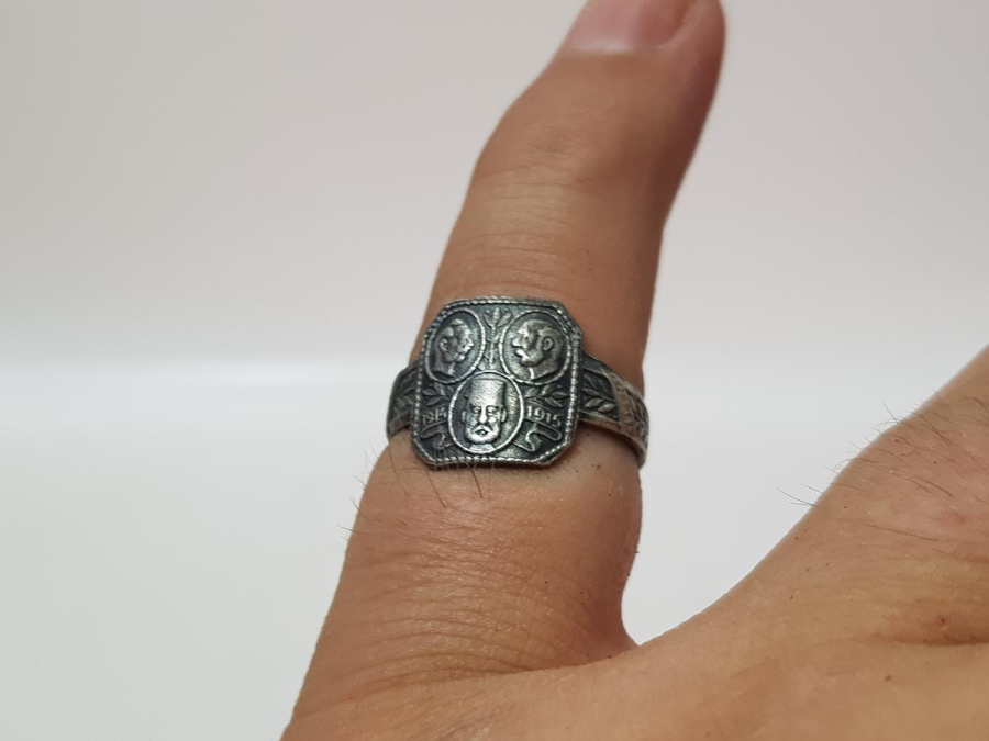 1. DÜNYA SAVAŞI GÜMÜŞ İTTİFAK YÜZÜK