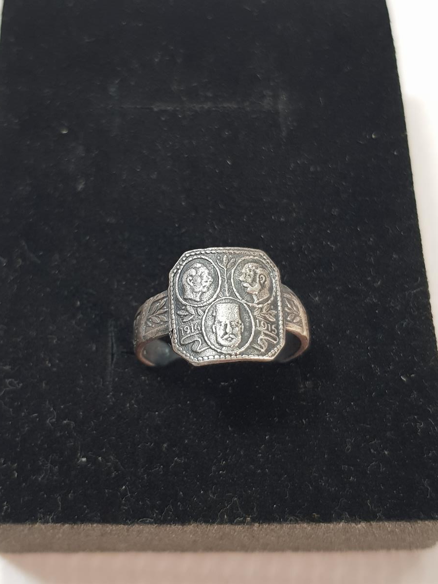 1. DÜNYA SAVAŞI GÜMÜŞ İTTİFAK YÜZÜK