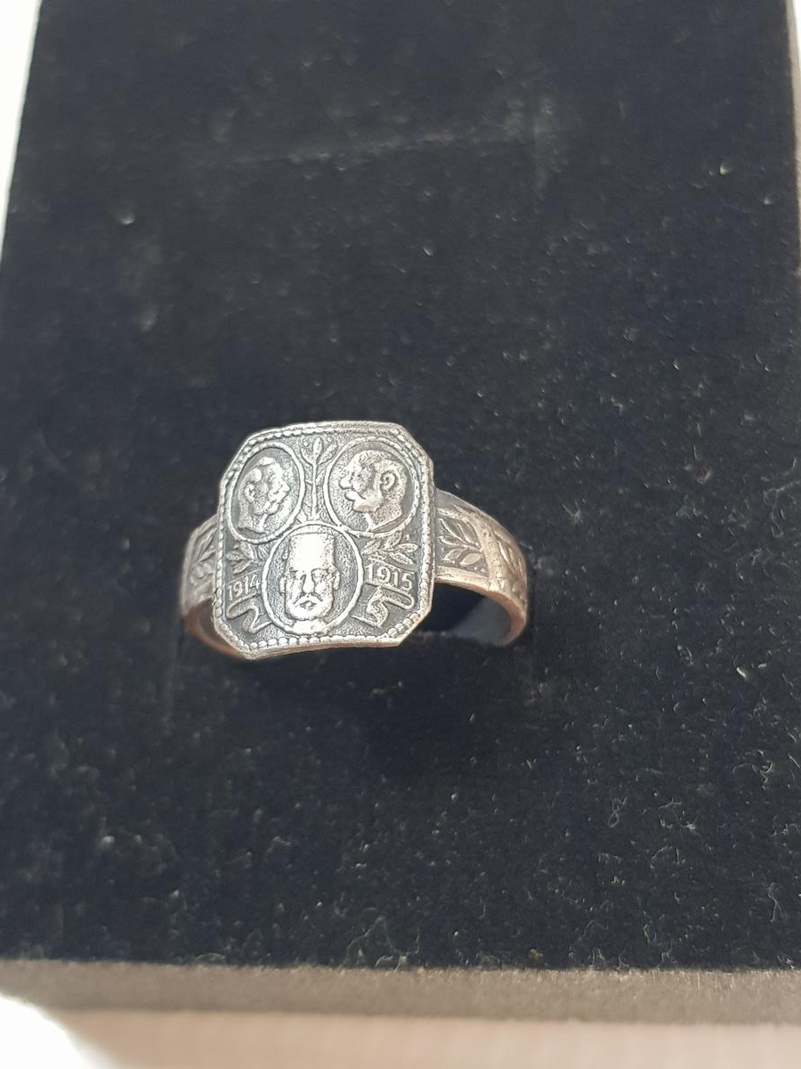 1. DÜNYA SAVAŞI GÜMÜŞ İTTİFAK YÜZÜK