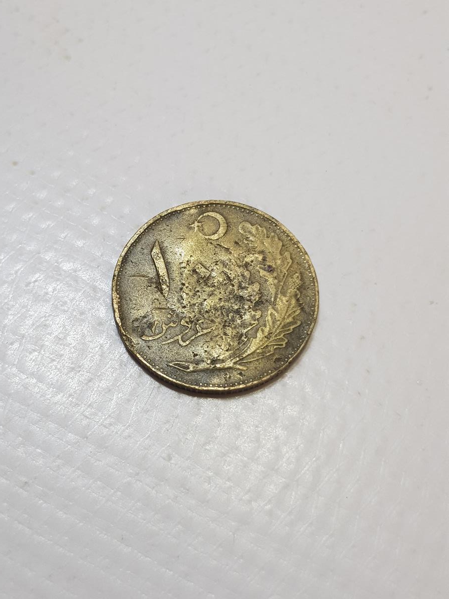 OSMANLICA YAZILI TÜRKİYE CUMHURİYETİ'NİN İLK 10 KURUŞU