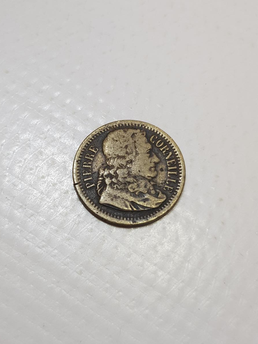 1900'LERDEN FRANSIZ PIERRE CORNEILLE TEMALI NADİR JETON