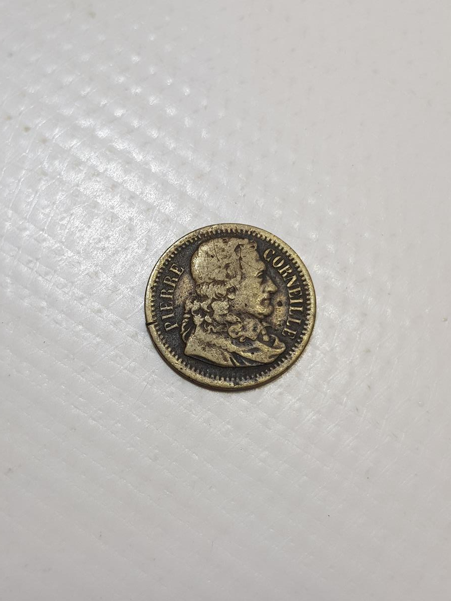 1900'LERDEN FRANSIZ PIERRE CORNEILLE TEMALI NADİR JETON