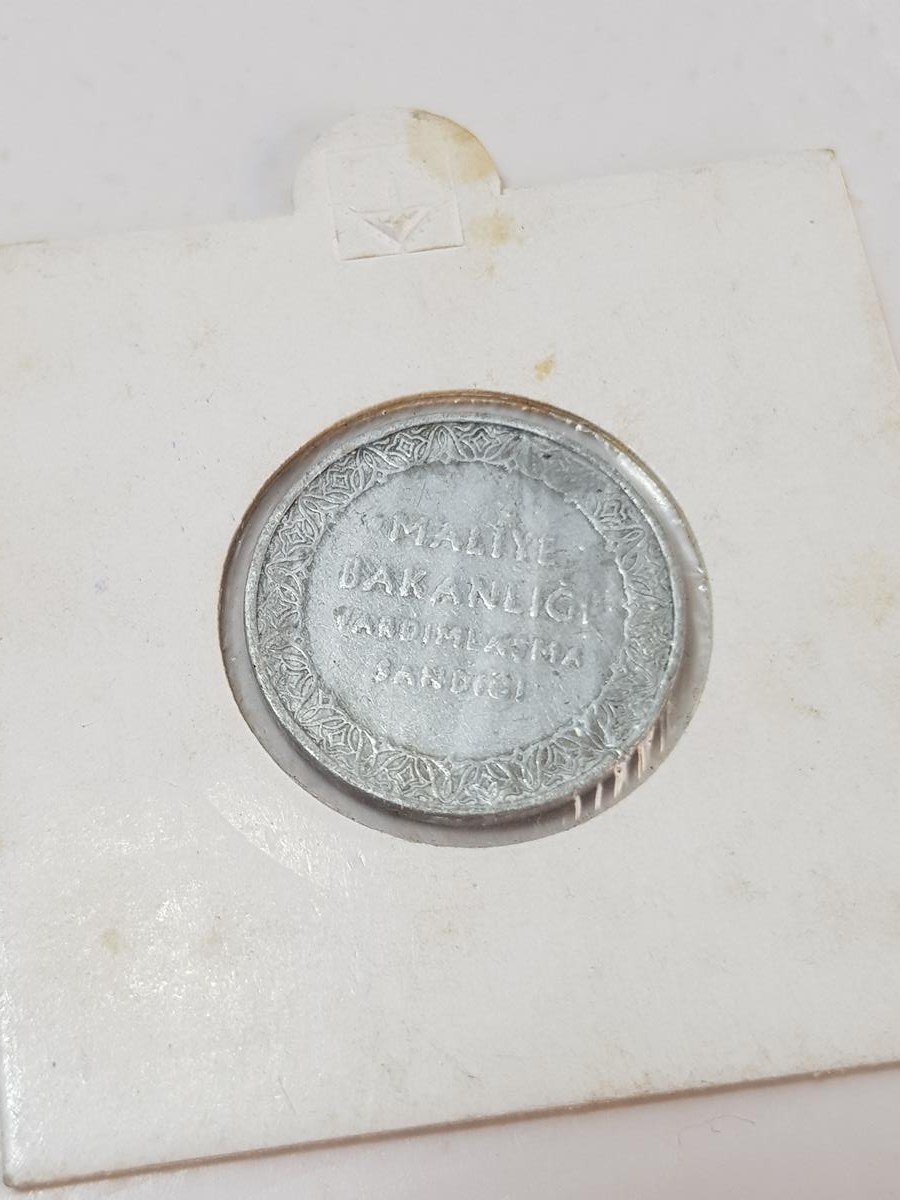 MALİYE BAKANLIĞI YARDIMLAŞMA SANDIĞI 25 KURUŞ NADİR JETON