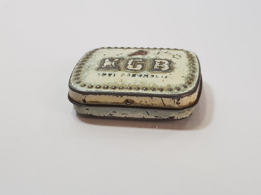 ANTİKA RUS KGB AJANI HAP KUTUSU