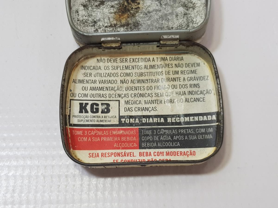 ANTİKA RUS KGB AJANI HAP KUTUSU