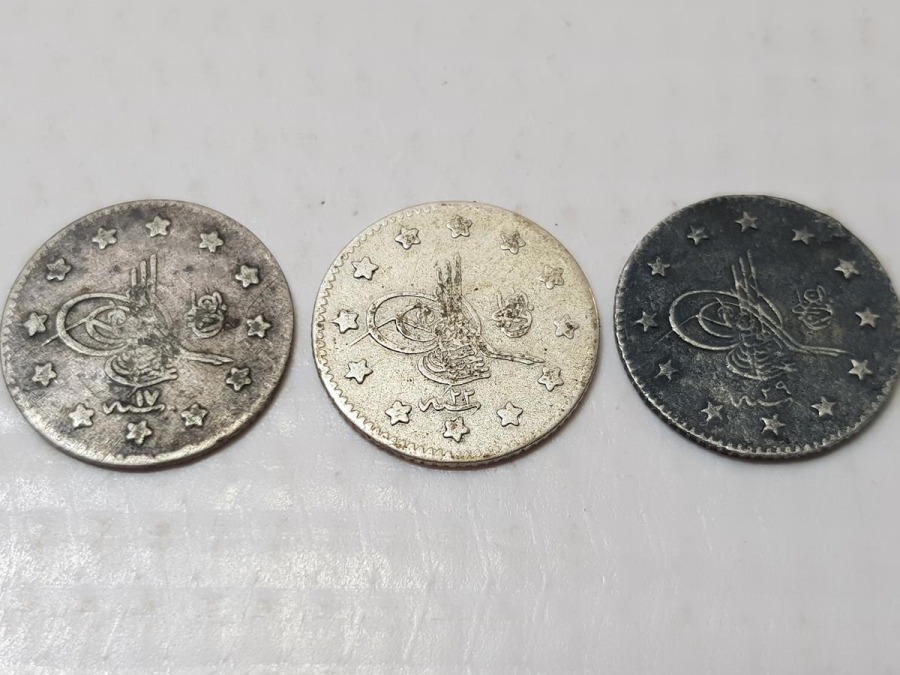 SULTAN ABDÜLHAMİD DÖNEMİ GÜMÜŞ 1 KURUŞ LOTU