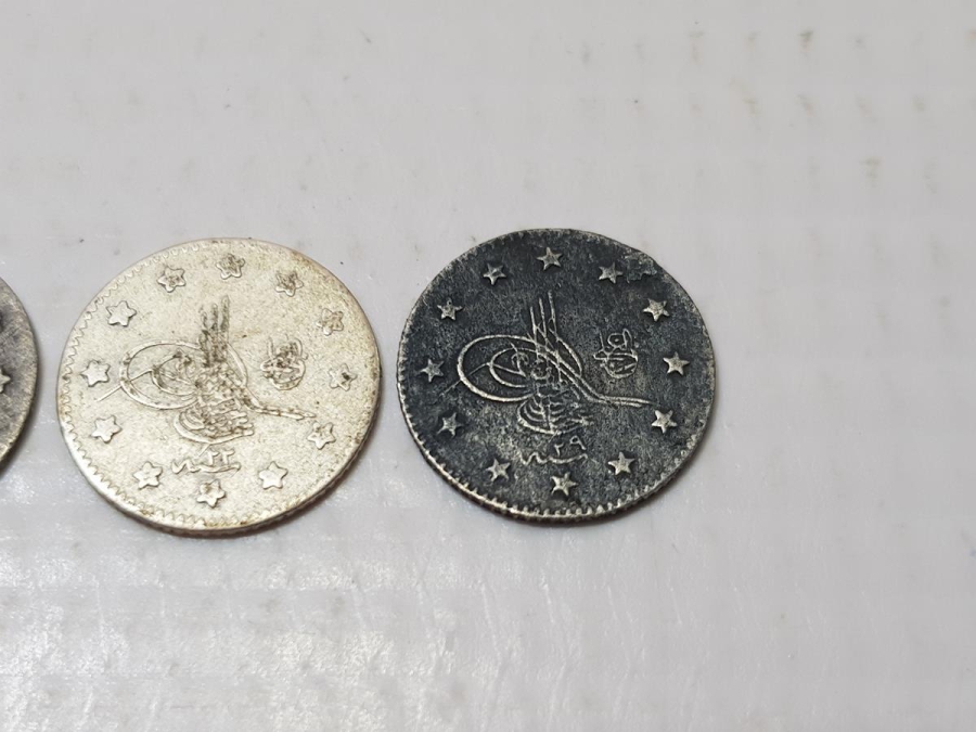 SULTAN ABDÜLHAMİD DÖNEMİ GÜMÜŞ 1 KURUŞ LOTU