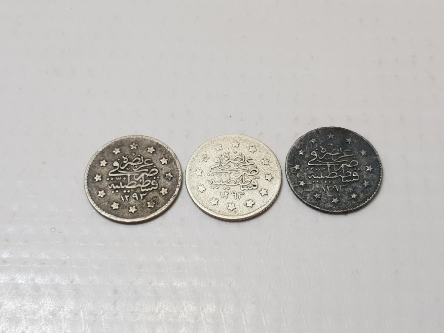 SULTAN ABDÜLHAMİD DÖNEMİ GÜMÜŞ 1 KURUŞ LOTU