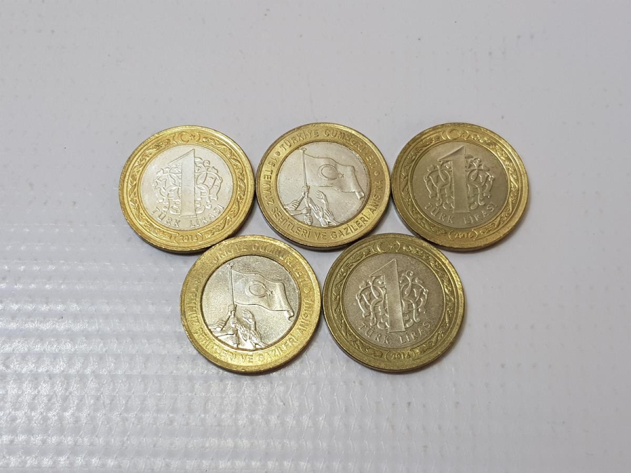 2016 15 TEMMUZ ŞEHİTLER VE GAZİLER HATIRA PARA LOTU