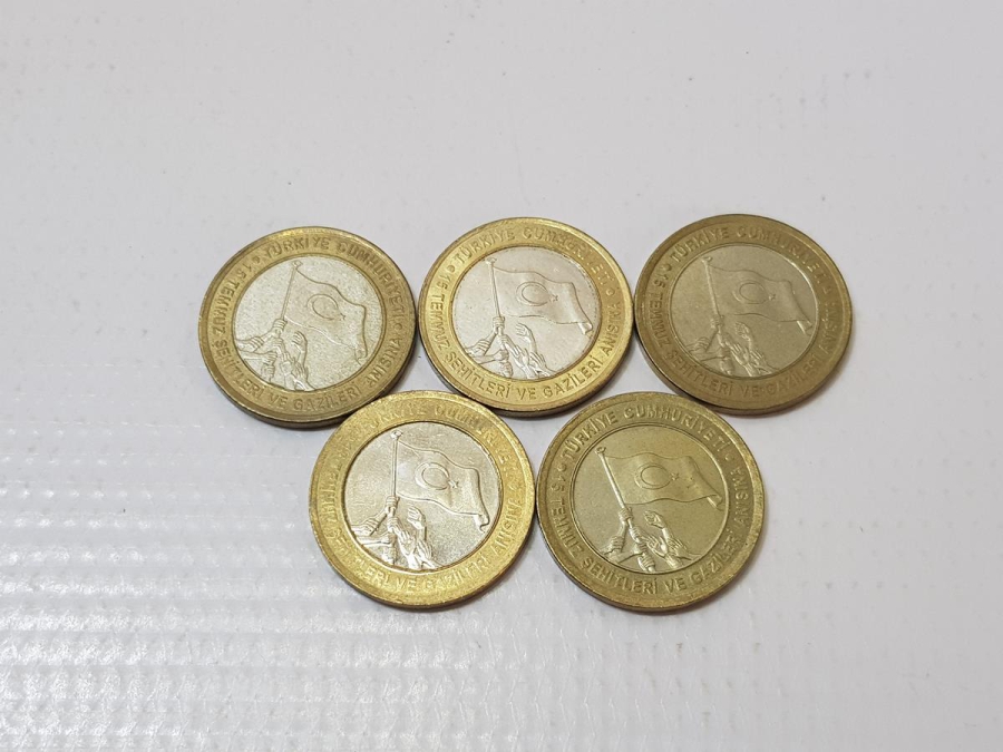 2016 15 TEMMUZ ŞEHİTLER VE GAZİLER HATIRA PARA LOTU