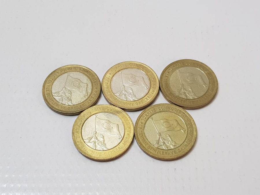 2016 15 TEMMUZ ŞEHİTLER VE GAZİLER HATIRA PARA LOTU