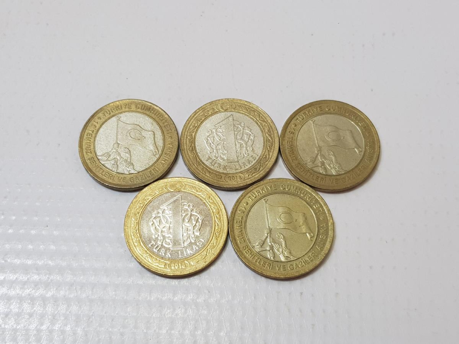 2016 15 TEMMUZ ŞEHİTLER VE GAZİLER HATIRA PARA LOTU