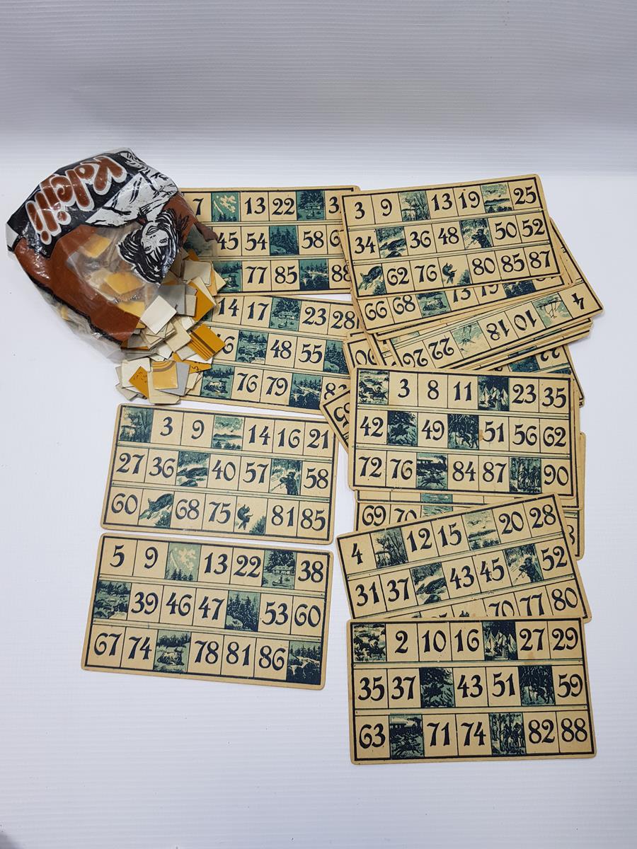 ANTİKA TOMBALA KARTLARI TAKIMI