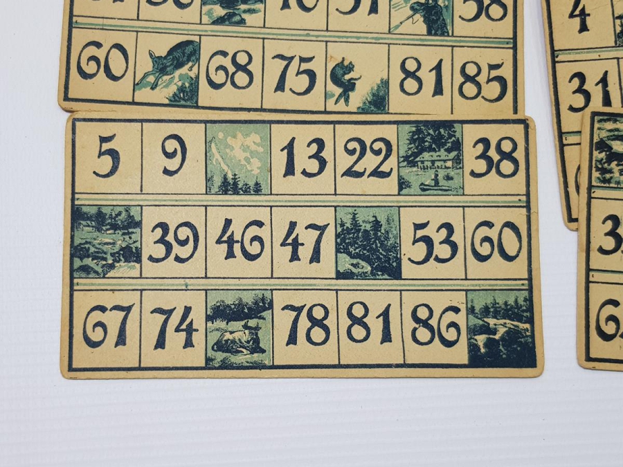 ANTİKA TOMBALA KARTLARI TAKIMI