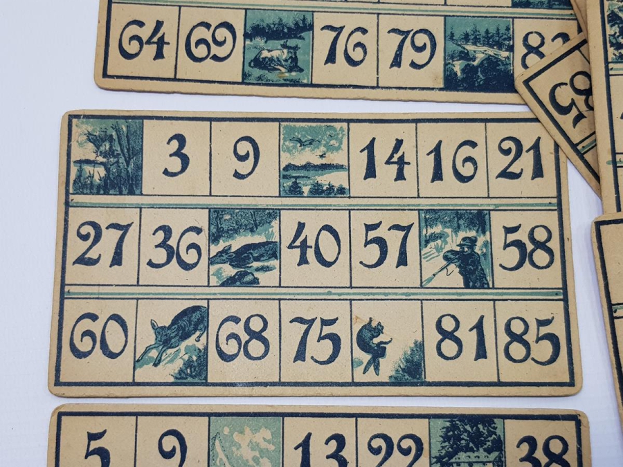 ANTİKA TOMBALA KARTLARI TAKIMI