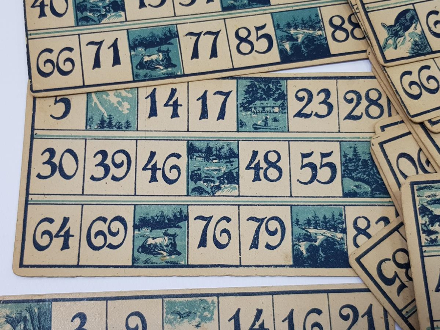 ANTİKA TOMBALA KARTLARI TAKIMI