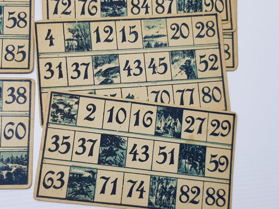 ANTİKA TOMBALA KARTLARI TAKIMI