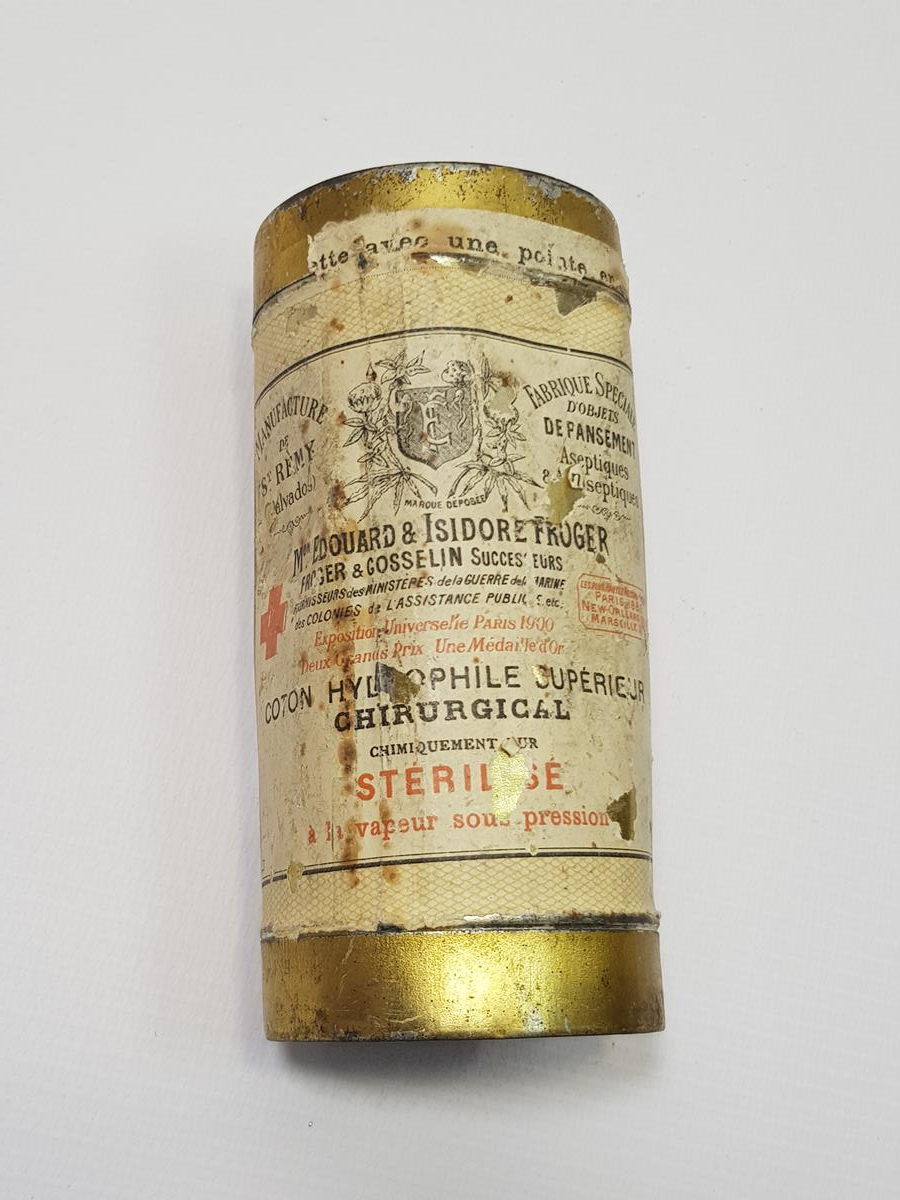 1. DÜNYA SAVAŞI DÖNEMİ ORİJİNAL KUTUSUNDA SARGI BEZİ