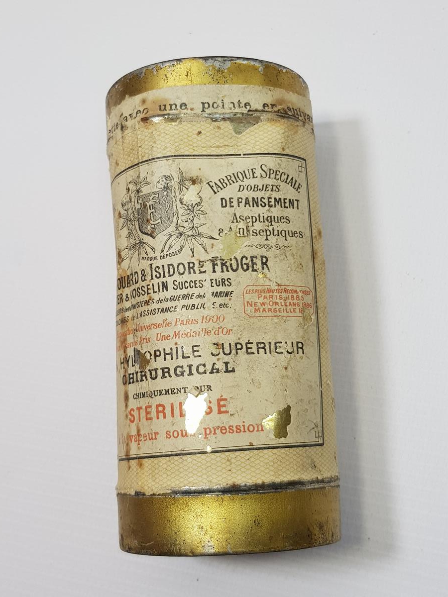 1. DÜNYA SAVAŞI DÖNEMİ ORİJİNAL KUTUSUNDA SARGI BEZİ