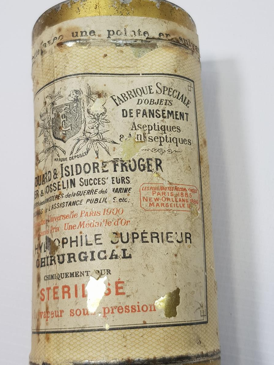 1. DÜNYA SAVAŞI DÖNEMİ ORİJİNAL KUTUSUNDA SARGI BEZİ