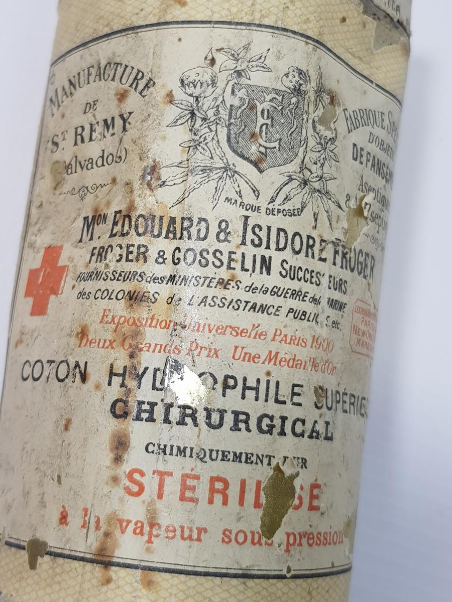 1. DÜNYA SAVAŞI DÖNEMİ ORİJİNAL KUTUSUNDA SARGI BEZİ