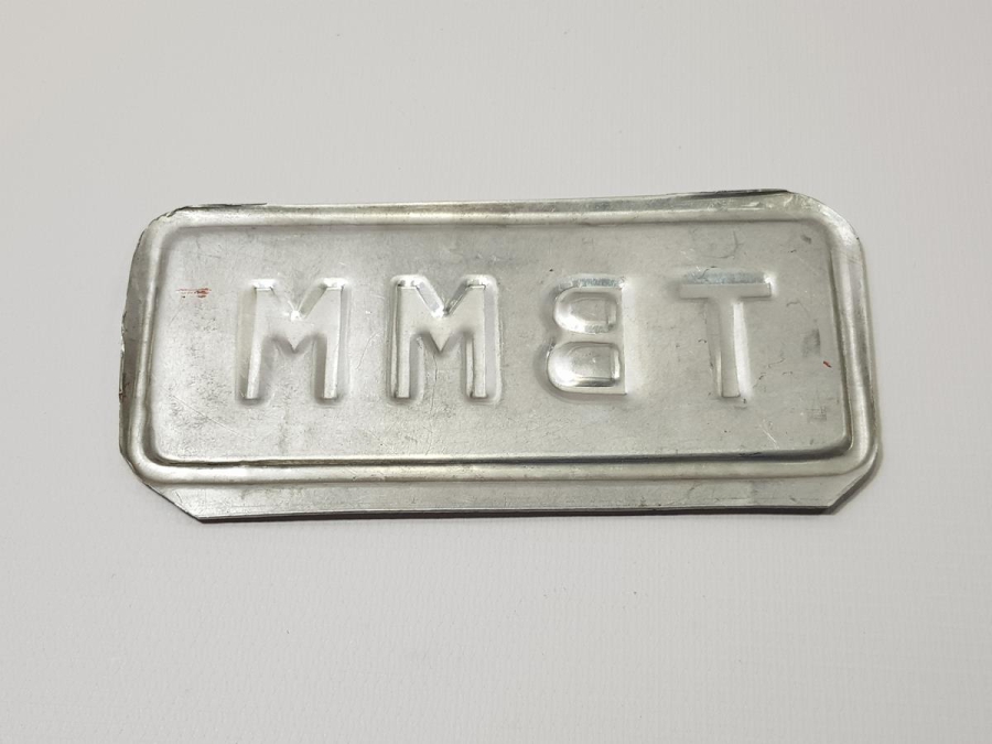 ANTİKA TÜRKİYE BÜYÜK MİLLET MECLİSİ PLAKASI