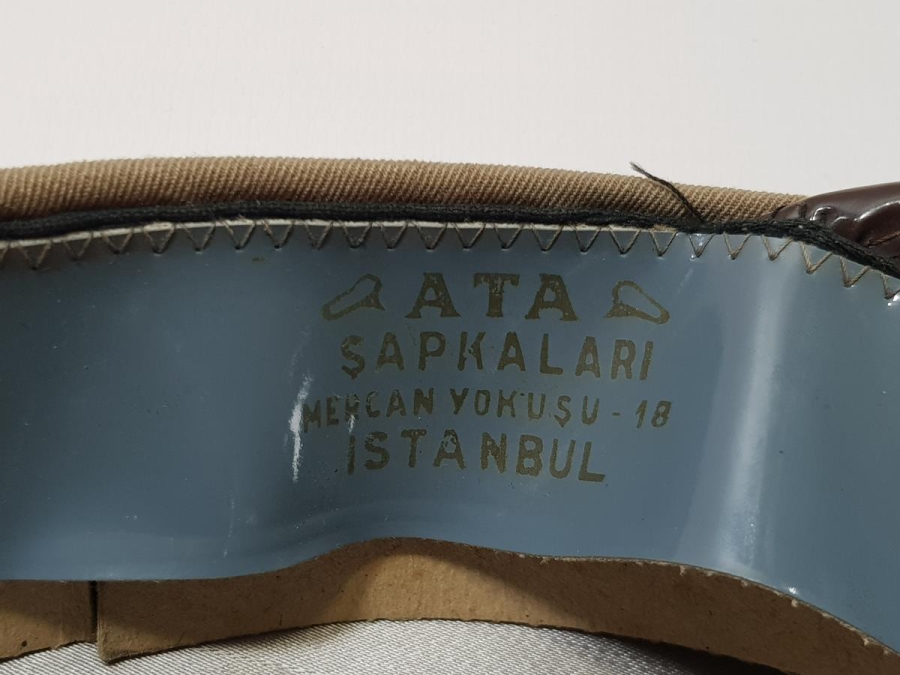 KORE SAVAŞI DÖNEMİ TÜRK SUBAY ŞAPKASI