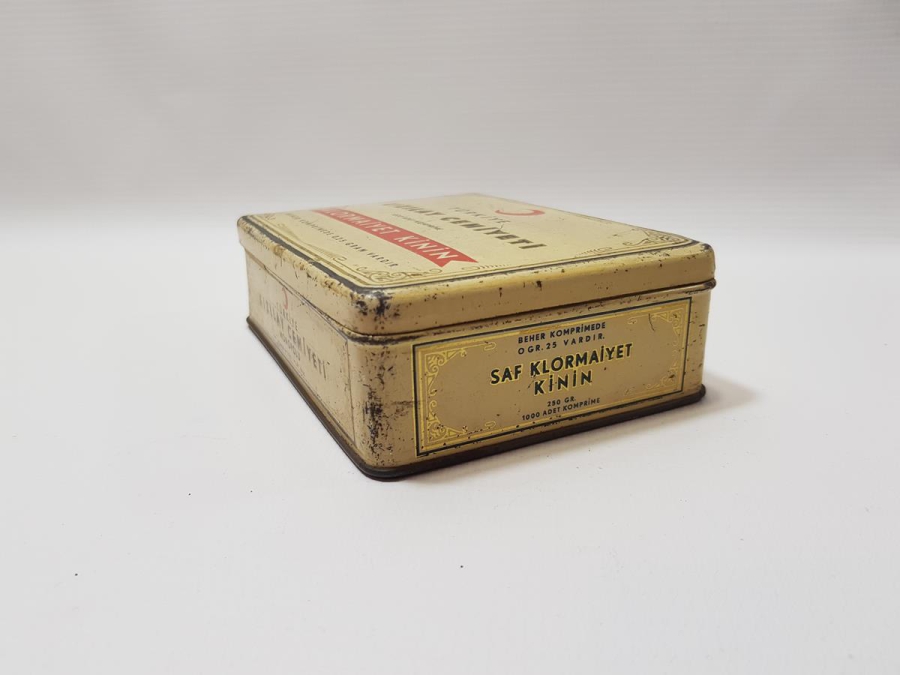 TÜRKİYE KIZILAY CEMİYETİ KLORMAİYET KİNİN KUTUSU