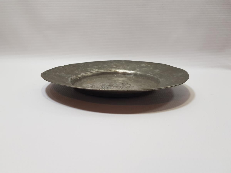 OSMANLICA YAZILI YENİÇERİ BAKIR TABAK