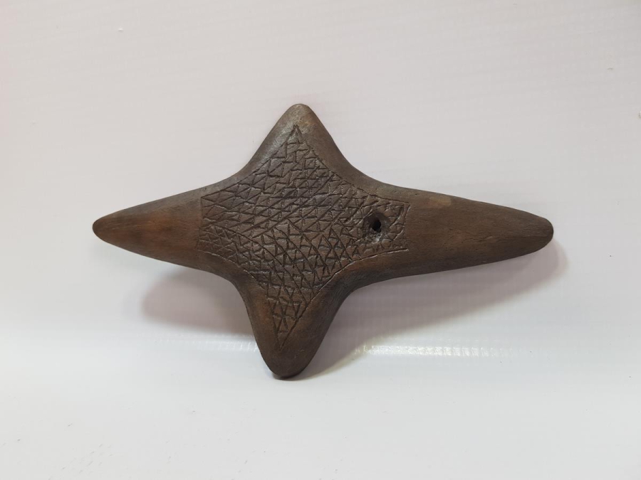 OSMANLICA BURSALI OSMAN YAZILI AHŞAP İP DOLAMA ALETİ