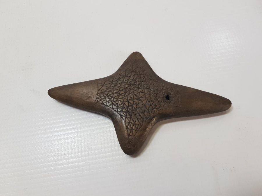 OSMANLICA BURSALI OSMAN YAZILI AHŞAP İP DOLAMA ALETİ