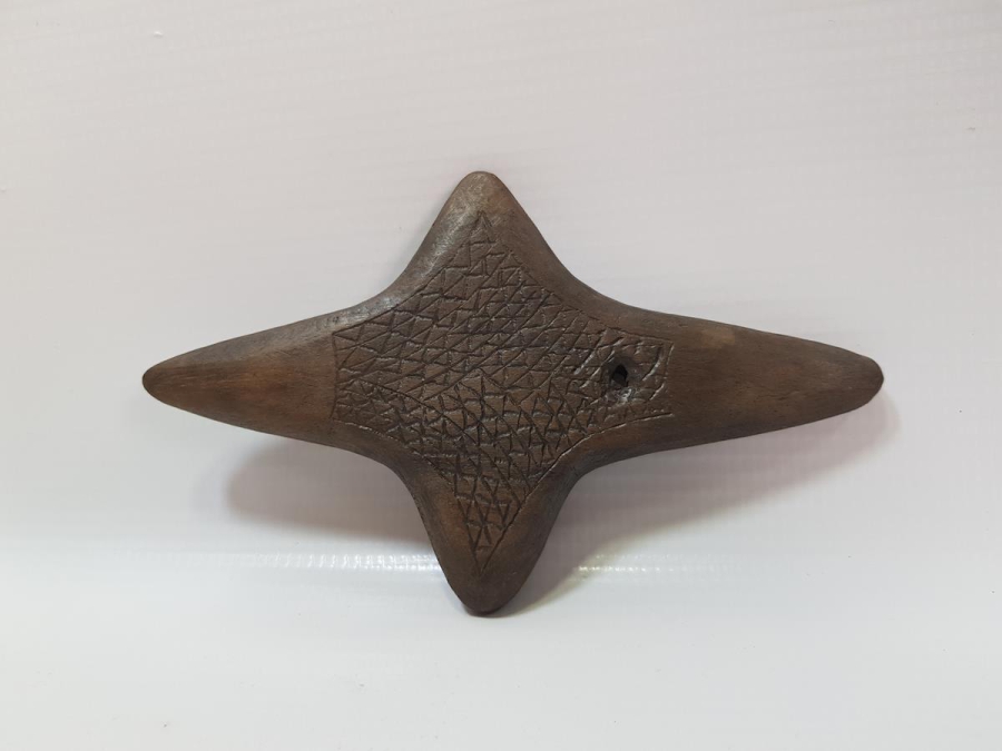 OSMANLICA BURSALI OSMAN YAZILI AHŞAP İP DOLAMA ALETİ