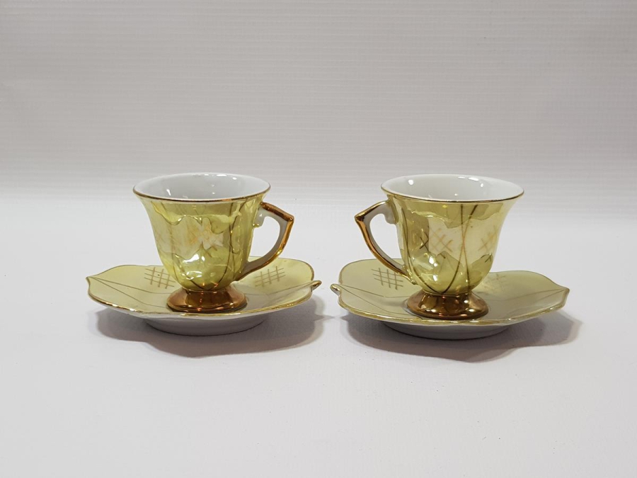 BİR ÇİFT ANTİKA KAHVE FİNCANI