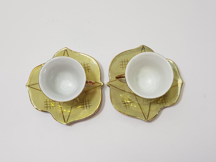 BİR ÇİFT ANTİKA KAHVE FİNCANI