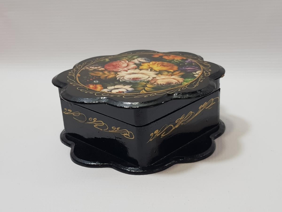 ANTİKA PAPİER MACHE KUTU