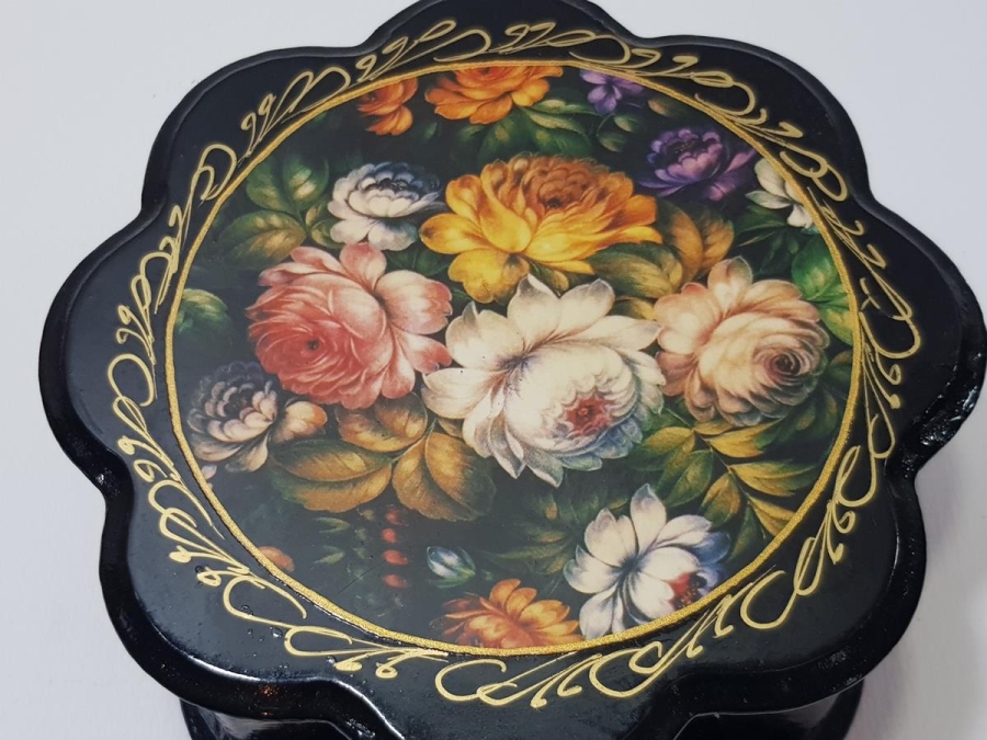 ANTİKA PAPİER MACHE KUTU