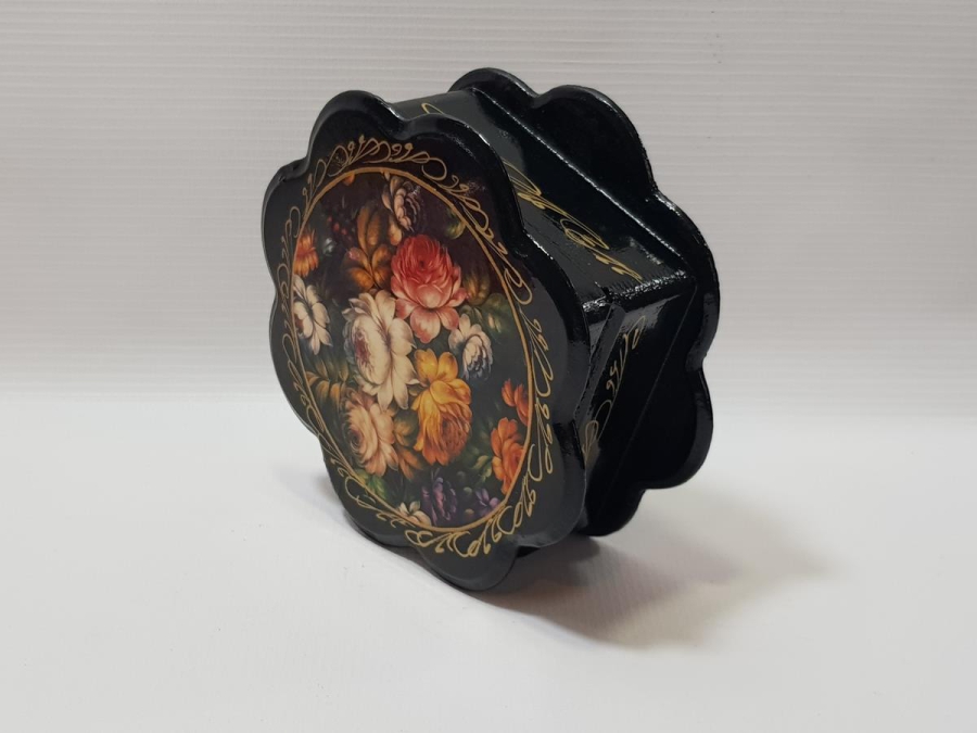 ANTİKA PAPİER MACHE KUTU