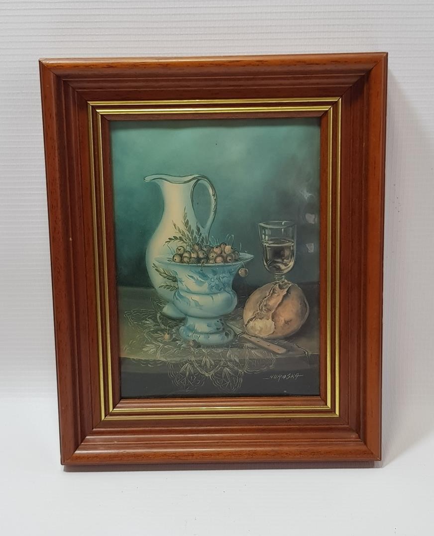 FRANSIZ SANATÇI İMZALI ANTİKA BAKIR ÜZERİ EL BOYAMA RESİM