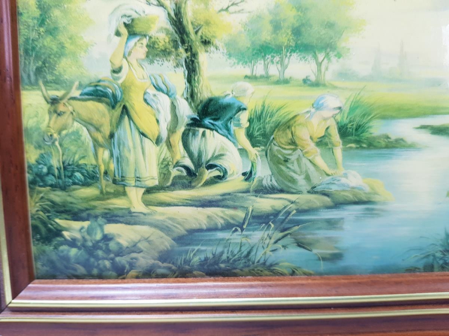 FRANSIZ SANATÇI İMZALI ANTİKA BAKIR ÜZERİ EL BOYAMA RESİM