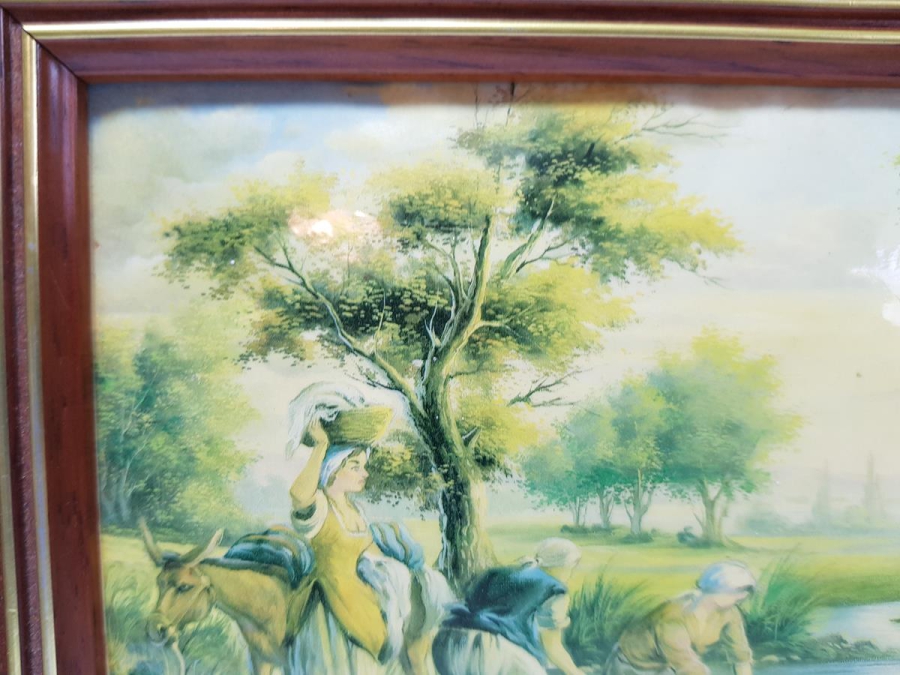 FRANSIZ SANATÇI İMZALI ANTİKA BAKIR ÜZERİ EL BOYAMA RESİM