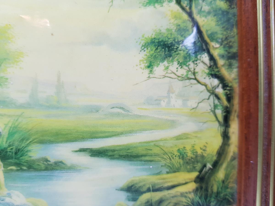 FRANSIZ SANATÇI İMZALI ANTİKA BAKIR ÜZERİ EL BOYAMA RESİM