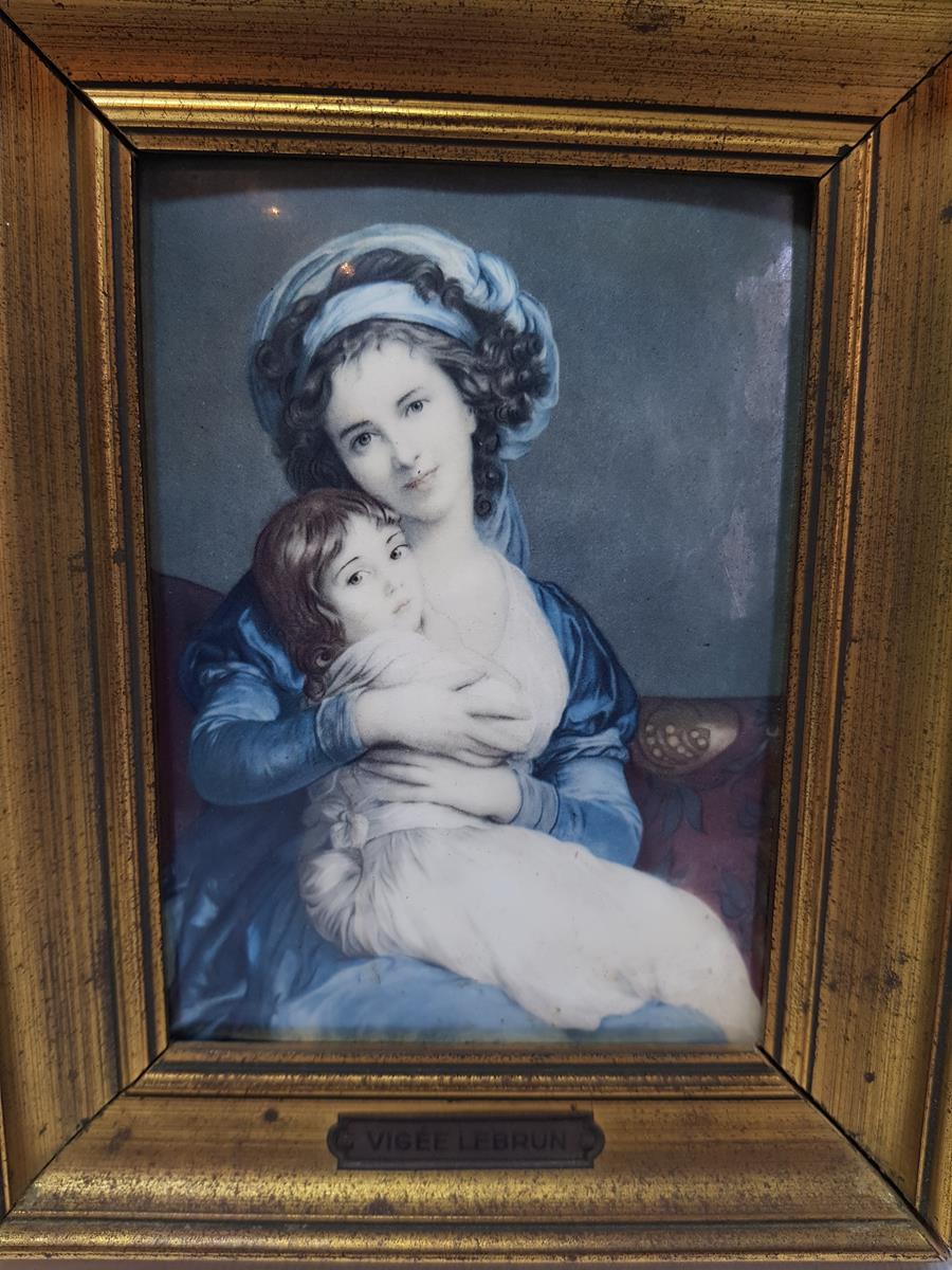 FRANSIZ SANATÇI İMZALI ANTİKA BAKIR ÜZERİ EL BOYAMA RESİM