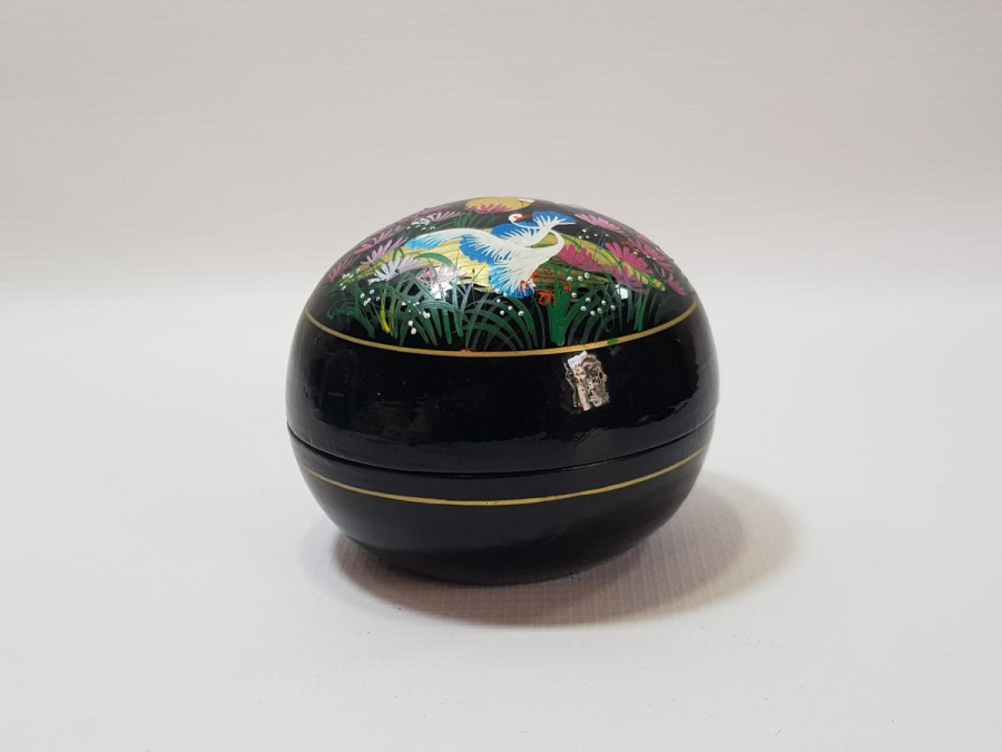 ANTİKA PAPİER MACHE KUTU