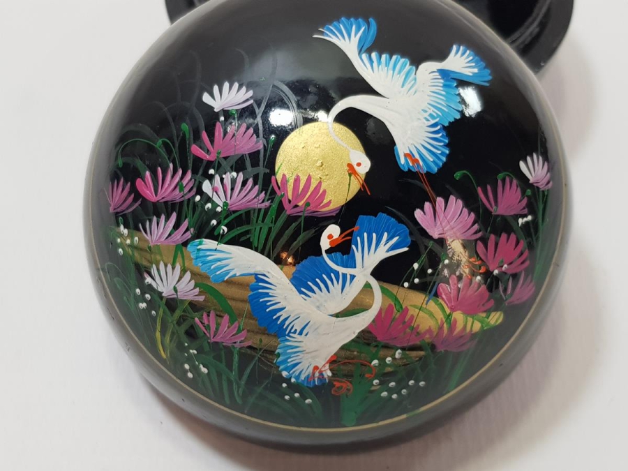 ANTİKA PAPİER MACHE KUTU